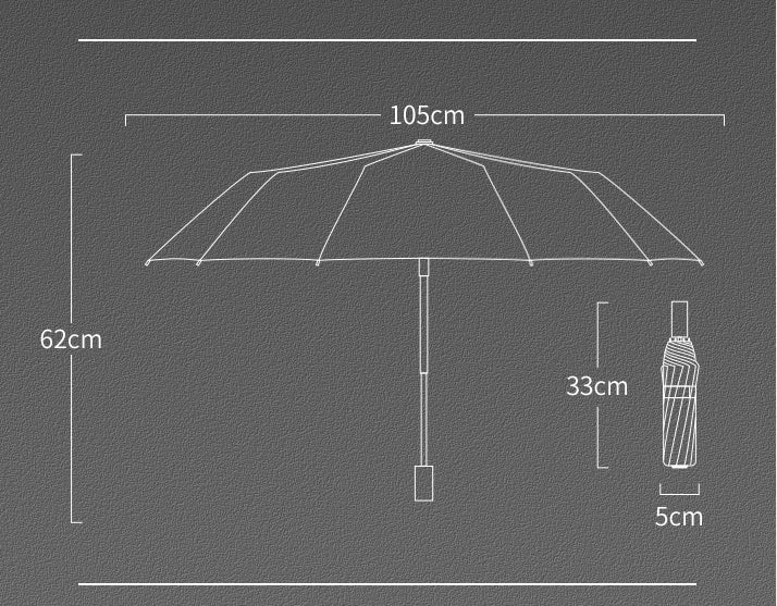 Cadillac Logo Self-folding Umbrella